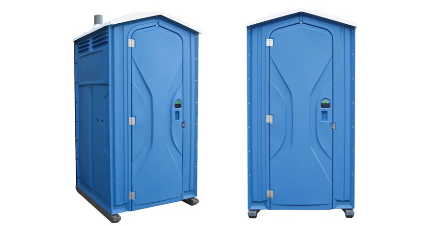 Long-term porta potty units on site in Pasadena, Texas